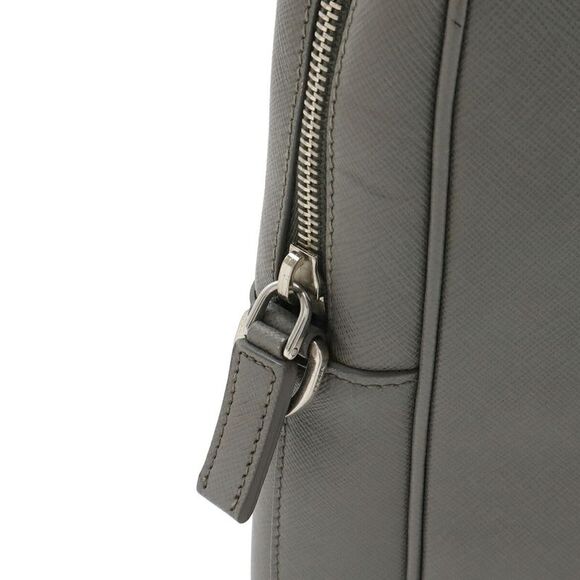 Prada Leather Triangle Logo Briefcase - Picture 5 of 9